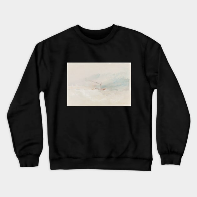 A Steamer off a Pier Crewneck Sweatshirt by Art_Attack